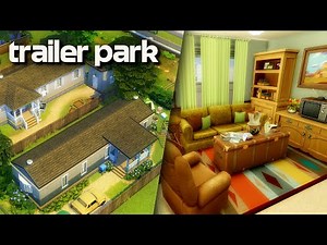 building a trailer park family home in the Sims 4 🏠
