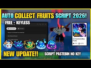 Blox Fruits AUTO COLLECT FRUITS Script No Key 2026!!