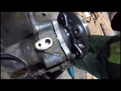 mercedes sprinter abs/speed sensor and hub bearing install