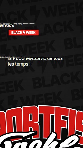 La plus grande promo pêche de l’année est lancée! Des milliers d’offres Black Week sont en ligne — cannes, moulinets, leurres et tout le matériel dont vous avez besoin. Un nouveau Deal of the Day chaque jour. Offres sélectionnées, ultra attractives, en quantités limitées. Quand c’est parti… c’est parti. Et en plus : profitez de 15 à 30 % de réduction sur de nombreuses marques phares pendant toute la promo. 👉 sportfishtackle.fr 🚚 Livraison gratuite pour toute commande supérieure à 100€ ⚡ Des li