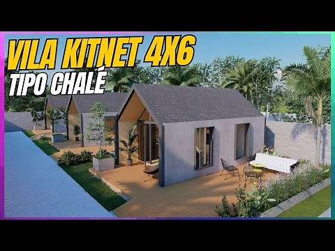 KITNET TIPO CHALÉ 4X6 | Uma Vila pra AIRBNB