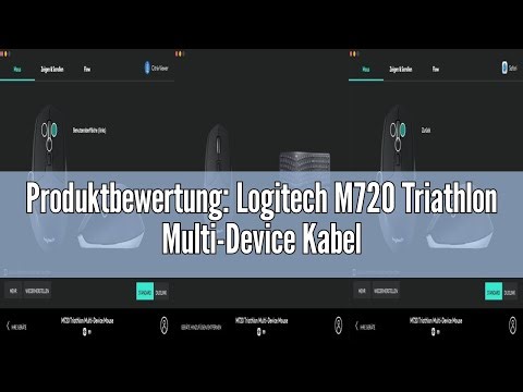 Produktbewertung: Logitech M720 Triathlon Multi-Device Kabellose Maus, Bluetooth, USB-Unifying-Empfä
