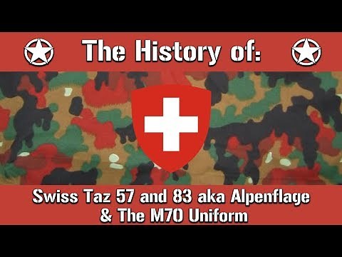 Switzerland's Red Camouflage: Taz 57 & 83 aka Alpenflage and The M70 Uniform | Uniform History