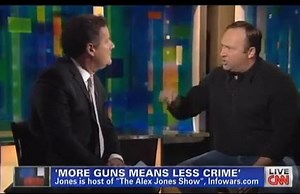 Alex Jones (Conspiracy Theorist & Creator Of 'Deport Piers Morgan' Petition) Goes Nuts On CNN!