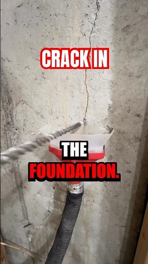Foundation Crack repair #diy