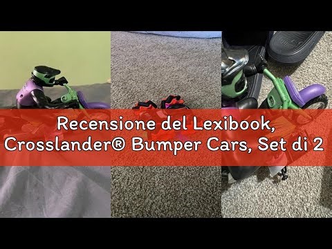Recensione del Lexibook, Crosslander® Bumper Cars, Set di 2 autoscontro da corsa radiocomandate, fin