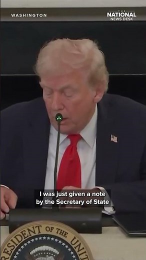 President Trump teases possible visit to the Middle East