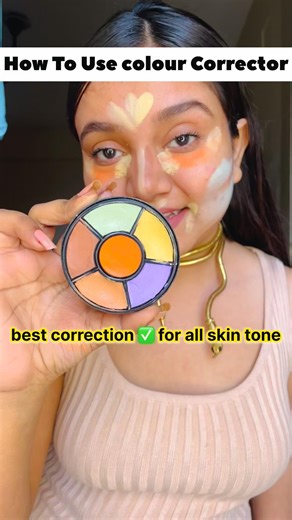 colour corrector palette #meckup #hacks#tutorial#shorts#viral#yt#diy