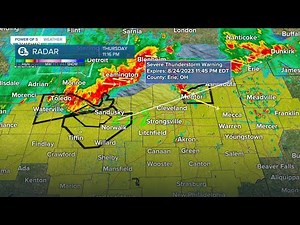 News 5's Mark Johnson gives updates on tonight's severe weather warnings