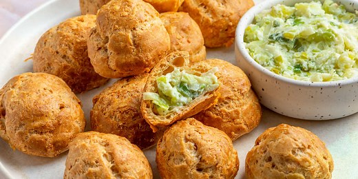 Irish Beer Cheese Puffs