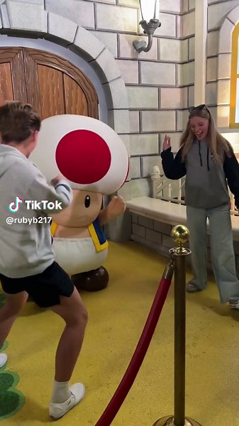 @Whiteboy #mario #toad #fyp #universalstudios #wingstop #nintendo | toad