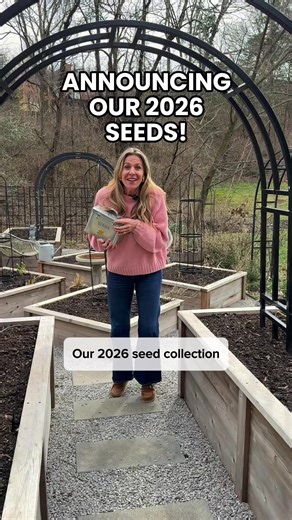 DM me the word SEEDS to get our entire seed system These are my favorite seeds that I grow every year And now, we can grow together The 2026 seed system comes with a complete growing guide for every plant you'll be growing with me And the seeds will keep you growing all year long-from spring to summer to fall DM me SEEDS and I'll send a dm to your inbox with the link #garden #seeds #plants #springgarden #seedstarting