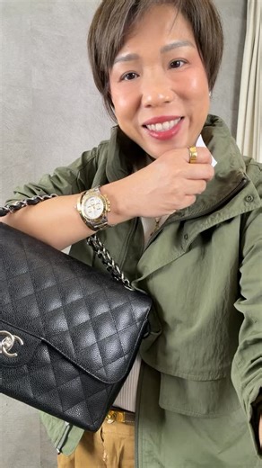 Charlene Carlos on Instagram: "Jumbo Double Flap 223K black series 15 SHW"