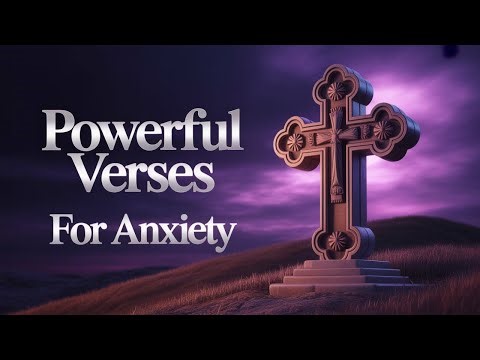 Powerful Bible Verses for Anxiety — Peaceful Piano & Soothing Cross Ambience (LIVE) No Ads