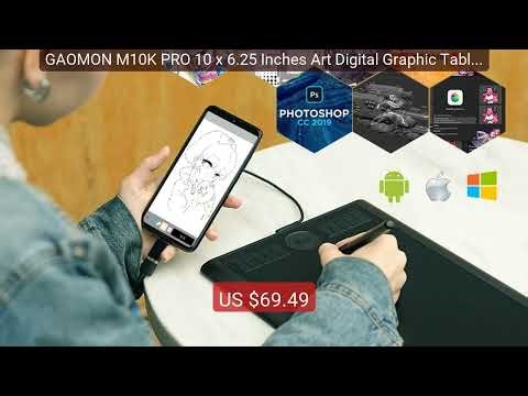 GAOMON M10K PRO 10 x 6.25 Inches Art Digital Graphic Tablet fo... — Hot Deal 2026 | Limited Offer!
