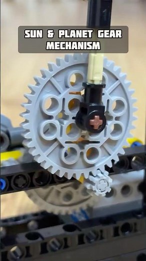 Sun & Planet Gear Mechanism #lego #legotechnic #mechanism #mechanical #gears #creative #technology