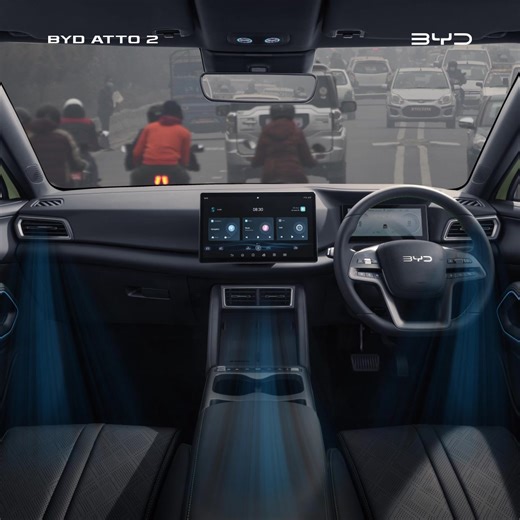 As air pollution continues to rise and AQI reach harmful levels, the BYD ATTO 2’s PM2.5 Air Filter keeps you protected. Designed to capture allergens, dust, and particulate matter (PM) that is 2.5 micrometers or less in diameter, PM2.5 filters helps remove these fine particles from the air, providing cleaner and healthier air inside your cabin. Breathe easy with BYD ATTO 2's PM 2.5 Air Filters. . . #BYD #BYDATTO2 #ATTO2 #Airfilter #Cooltheearthbyonedegree
