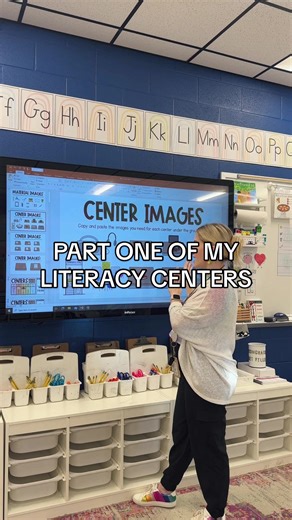 PART ONE: A look at how I run my kindergarten centers and how these powerpoint slides help manage it. #btsteacher #teachingontiktok #kindergartentips #classroommanagement #teacherspayteachers