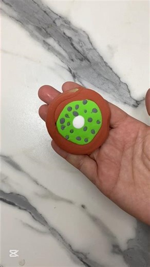 🥝 "Turning Polymer Clay Into a Realistic Kiwi!"
