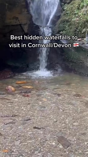 9.5K views · 58 reactions | These are the best hidden waterfalls to visit in Cornwall/Devon! | UK Hidden Gems | Facebook