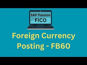 Foreign Currency | FB60 | SAP FICO
