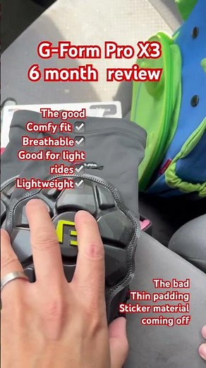 G-Form Pro X3 mountain bike knee/ elbow pads 6 Months review! #mtb #emtb #gopro #gform #armor