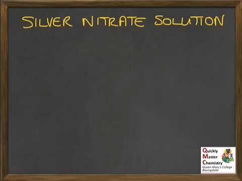 ES: Reaction of Halide Ions with Silver Nitrate Solution