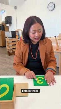 How Montessori Teaches Numbers | Sandpaper Numerals #montessoriathome
