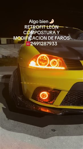 Modificación de faros seat Ibiza 🤌🏻👀#carros #modification #viral
