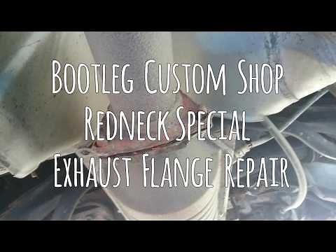 Make your own Exhaust Flange Redneck Repair DIY