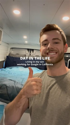 My day in the life at Google, living in my van