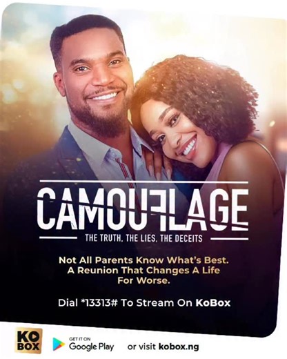 KoBox on Instagram: "Not everyone is who they seem. 👀 Truth hides in plain sight. Camouflage — now streaming on KoBox from ₦49. #Camouflage #Nollywood #KoBox #NaijaMovies"
