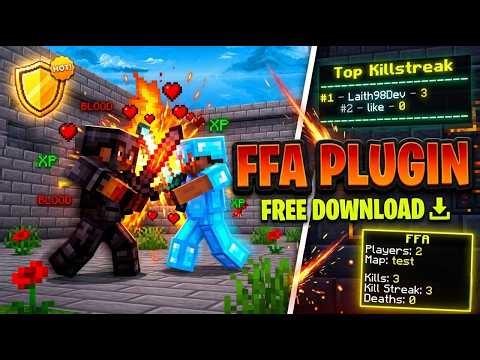 PocketMine 5 FFA Plugin Tutorial | Free Download + Leaderboard