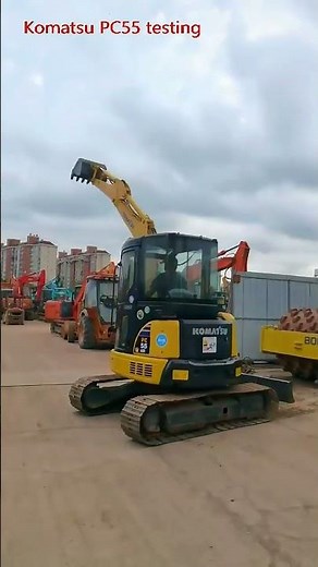 Komatsu PC55 Testing
