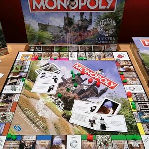 Did you know... Chester Cathedral has it's very own version of the popular property boardgame?! What's more, the Chester Cathedral edition comes complete with six exclusive game tokens which represent different aspects of the cathedral. Today, we're looking at the mouse... A mouse appears on the inside of the wooden alter rail - a signature of a modern craftsman, whilst our Acting Dean wrote a children's storybook about that very mouse - a mouse appears as an exclusive Monopoly token, and wooden