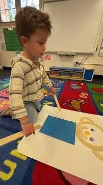 Mat Man with Handwriting Without Tears ✏️🎶 We start with the language of lines—big lines, little