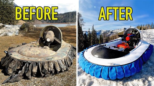 Abandoned hovercraft — will it fly after 20+ years?