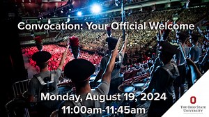 Convocation | First Year Experience | The Ohio State University