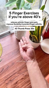 Ease finger joint pain, improve flexibility, and keep arthritis at bay with these 5 simple finger exercises! Perfect for anyone in their 40s and beyond to maintain strong, healthy hands. 🖐 Start today for lasting mobility! | Physical Therapy Session