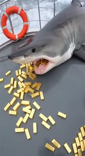 Shark Lands on Deck, Spews Gold Bars — “Don’t touch it!”