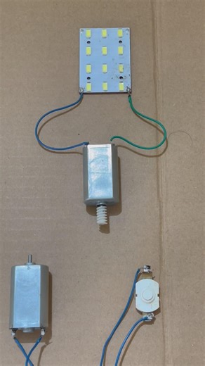 Dc motor make energy with other motor #shorts #dcmotor