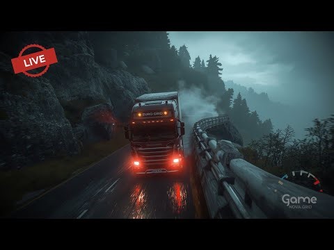 🚛 LIVE: Realistic Trucking Adventure in ETS2 🔴 | Extreme Roads + Heavy Cargo | Game Nova Grid #live