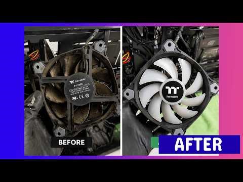 PC Case Cleaning 🔧 Deep Cleaning My Computer (So Much Dust!)
