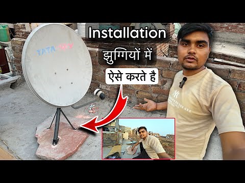 Dish TV Installation Kaise Kare | Step by Step Guide in Hindi | Full Setup & dish Settings Tata Play