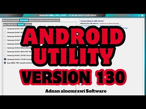 Android utility Pro V 130.00 latest version 2024 / Download Androidutility tool v130