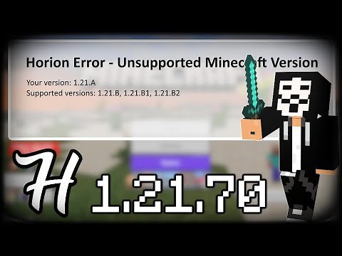 HORION Hacked Client 1.21.70 Unsupported Minecraft Version & Crashing FIX