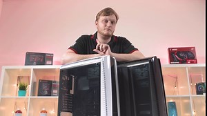 Thermaltake Versa N27 Shadow Blade ATX Gaming Mid Tower Computer Case with 3 Red LED Riing Fan Pre-installed CA-1H6-00M1WN-02, Black/Red