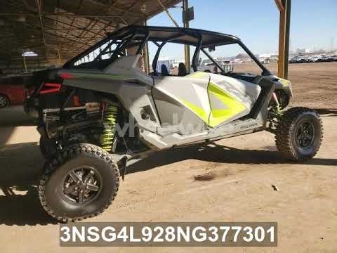 2022 POLA RZR TURBO R 4 ULTIMATE - dune buggy | VIN 3NSG4L928NG377301