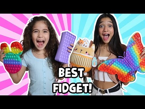 WHO CAN BUY THE BEST FIDGET! JASMINE AND BELLA