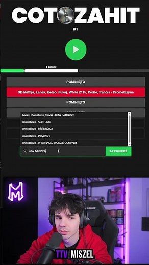 Link w bio. Zgadnij co to za hit codziennie o północy!